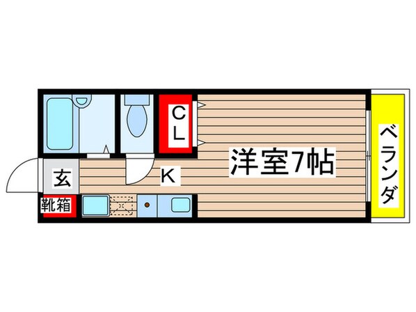 アルカディア谷口の物件間取画像